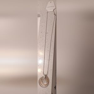 Lane Bryant Silver and Gold Spiral Necklace